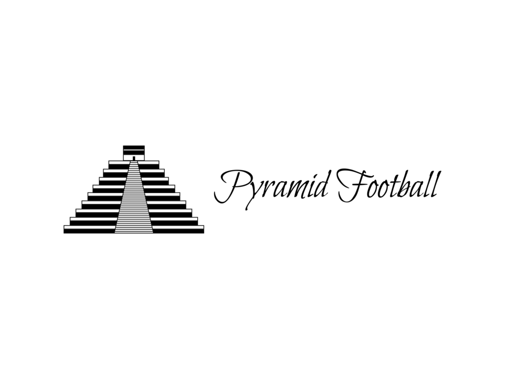 Pyramid football that represents stability and support to grassroots football.